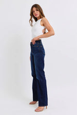 High Waist Straight Dark