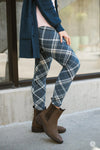 Blueberry Plaid Leggings