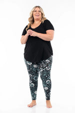 Emerald Blossom Leggings