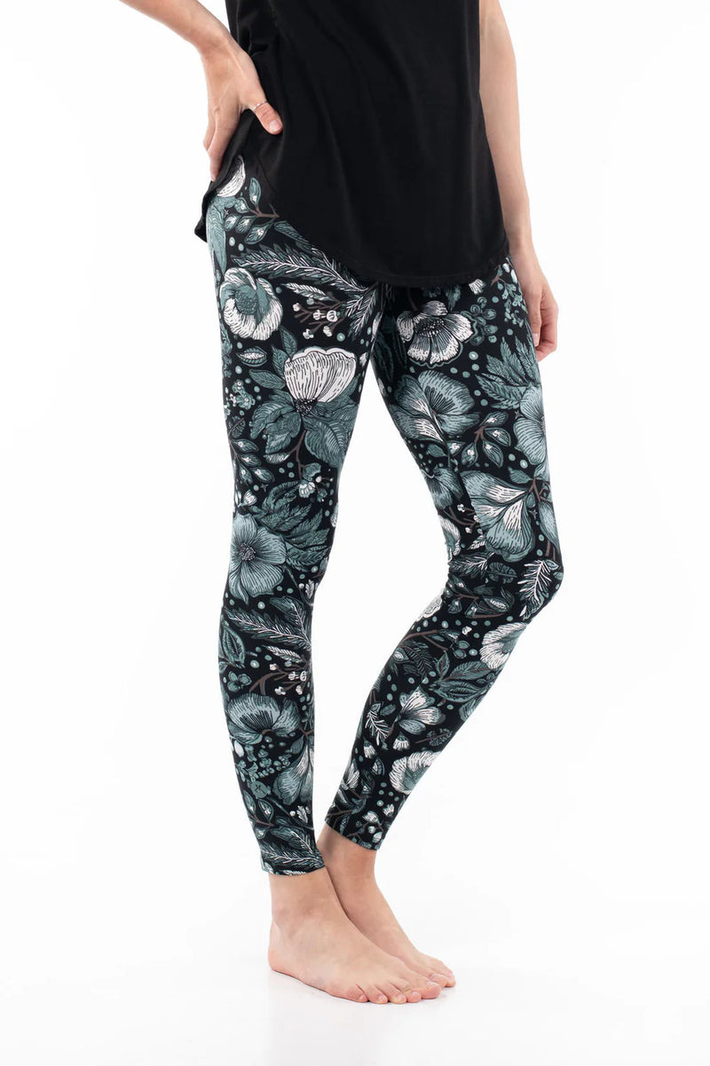 Emerald Blossom Leggings