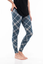 Blueberry Plaid Leggings