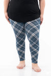 Blueberry Plaid Leggings