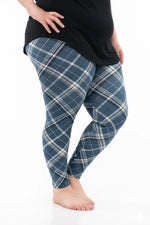 Blueberry Plaid Leggings