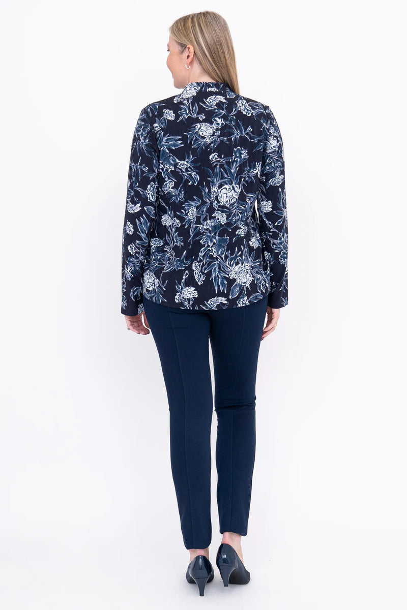 Debbie Blouse - Indigo Vibe