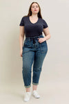 High Waist Vintage Wash Jogger
