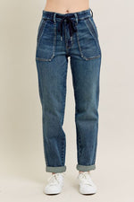 High Waist Vintage Wash Jogger