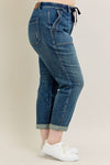High Waist Vintage Wash Jogger