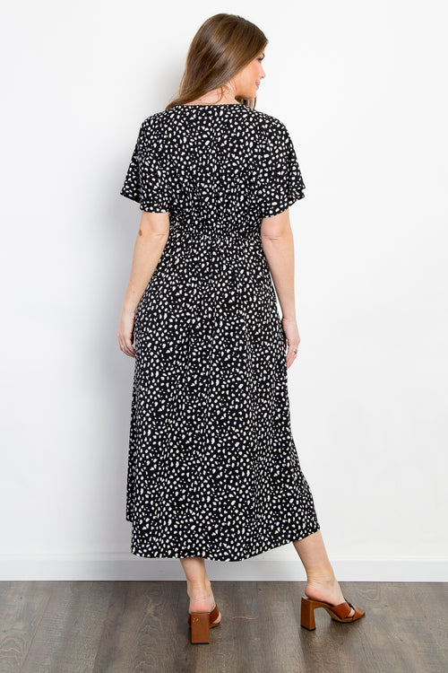 Dotted Smocking Dress