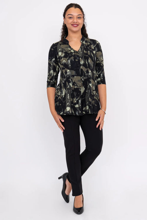 Edwina Top - Khaki Oak