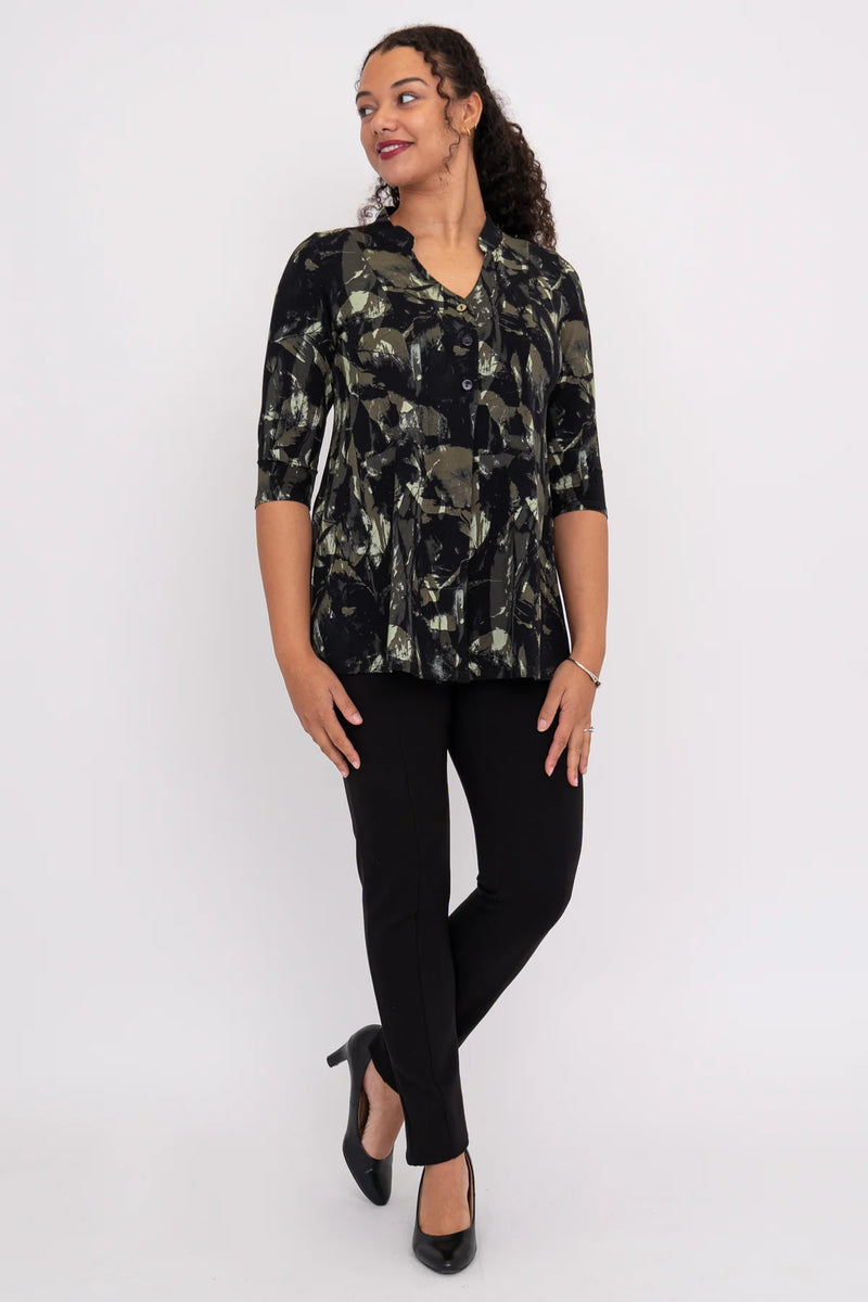Edwina Top - Khaki Oak