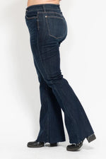 Tall High Waist Raw Hem Flare