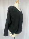 Distressed French Terry Top