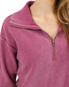 Hideaway Thermal Pullover - Washed Berry