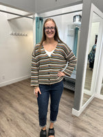 Brown Multi Cardigan