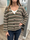 Brown Multi Cardigan