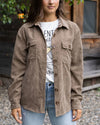 Reversible Corduroy Shacket