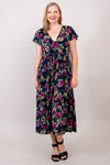 Julie Dress - Magenta Maze