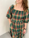 Plaid Smocked Holiday Dress