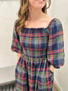 Plaid Smocked Holiday Dress *final sale*