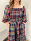 Plaid Smocked Holiday Dress