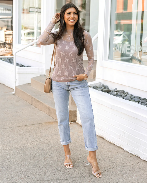 Lace Mesh Top