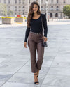 Luxe Long Sleeve Bodysuit - Black