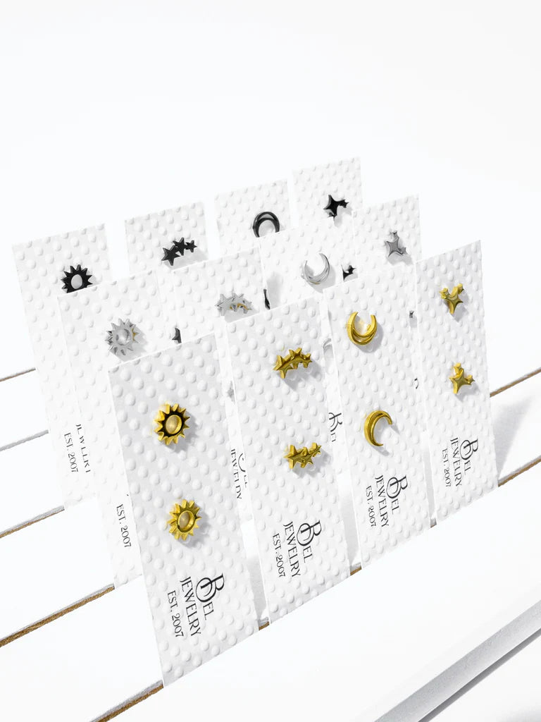 Tipsy BEL Stud Earrings - Shapes