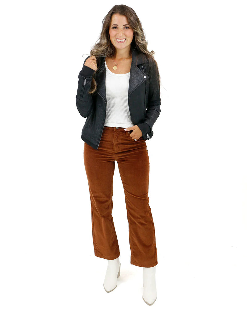 Mel's Fave Straight Leg Corduroy Pants - Whiskey