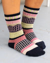 Mixed Intarsia Socks