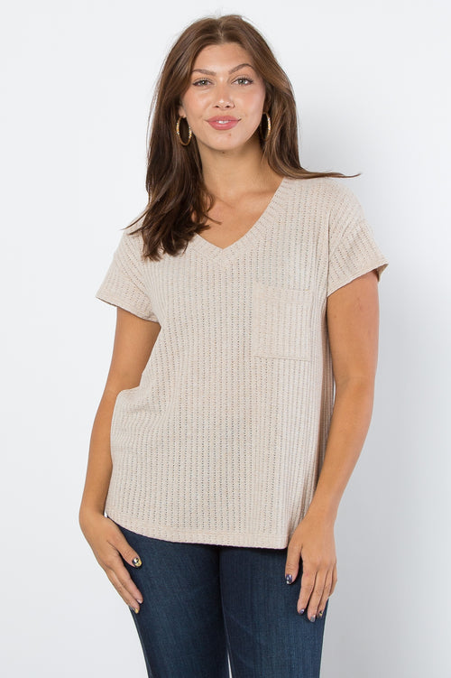 Ribbed Tee