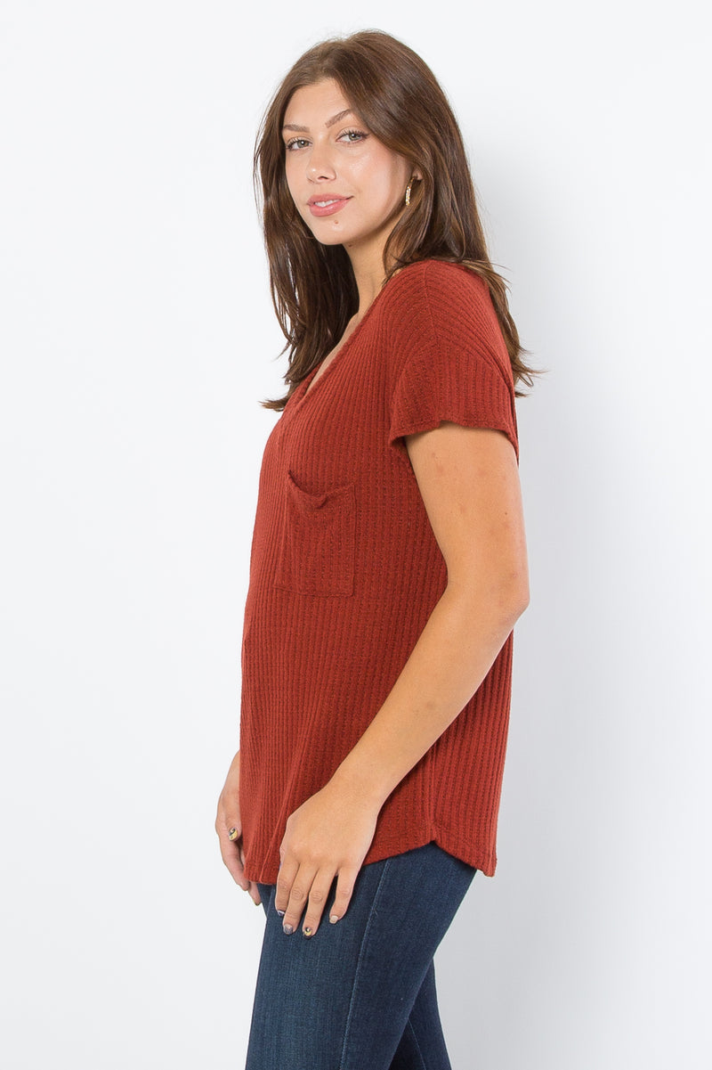 Ribbed Tee