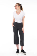 High-Waist Wide Leg Crops