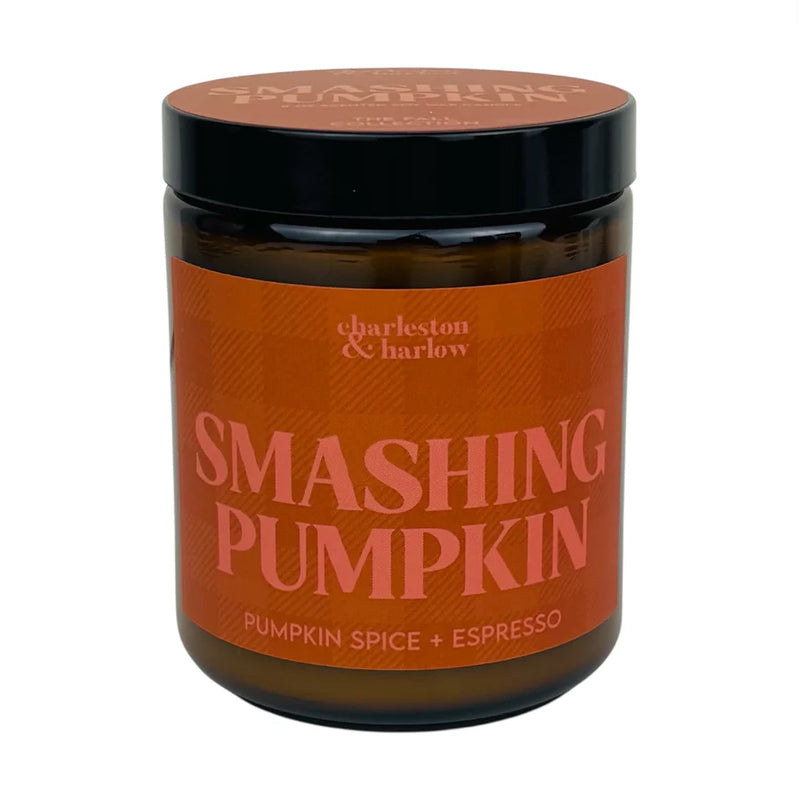 Fall Amber Glass Jar Candle