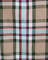 Reversible Corduroy Shacket in Tan/Olive Plaid