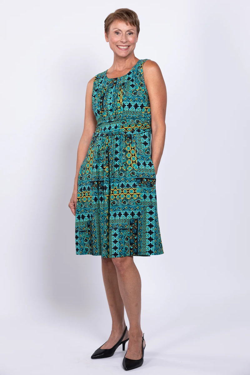 Roam Dress - Teal Ways