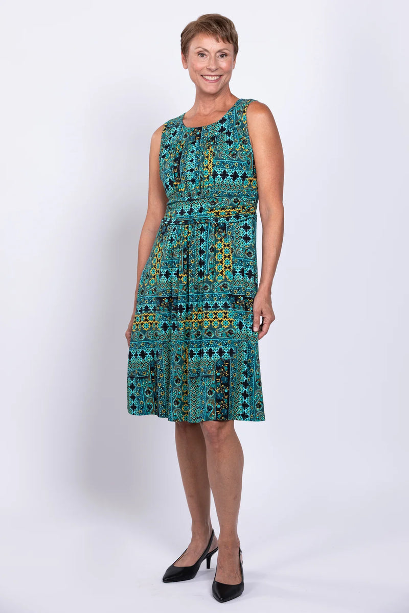 Roam Dress - Teal Ways