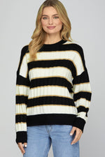 Striped Gilded Sweater