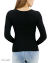 Long Sleeve Scoop Neck Brami