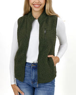 Sherpa Vest - Olive
