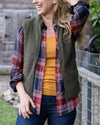 Sherpa Vest - Olive