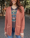 Slouchy Knit Pocket Cardigan