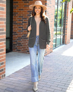 Slouchy Knit Pocket Cardigan