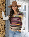 Slouchy Sleeveless Sweater Vest