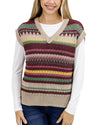 Slouchy Sleeveless Sweater Vest