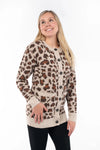 Leopard Button-Up Cardigan