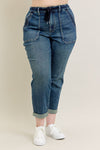 High Waist Vintage Wash Jogger