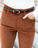 Mel's Fave Straight Leg Corduroy Pants - Whiskey