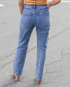 Stretch Mix 90's Jeans in Midwash Non-Distressed