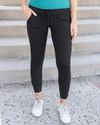 Summer Weight Live-In Loungers in Black