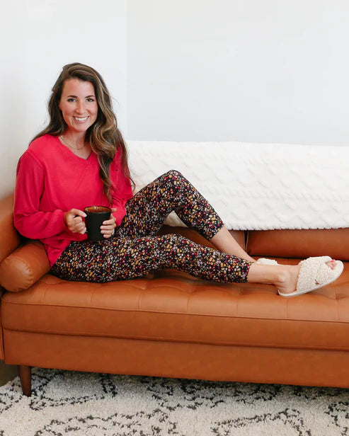 Summer Weight Live-In Loungers in Ditsy Floral